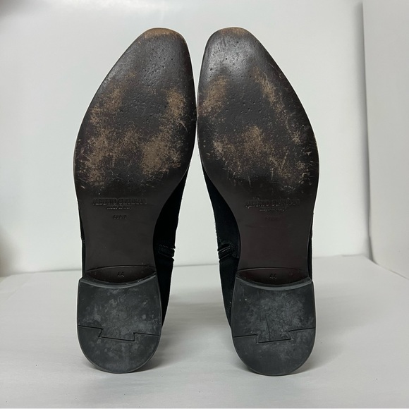 Alberto Guardiani Suede Ankle Chelsea Boots Made in Italy Size 44 - Picture 9 of 11